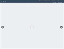 Tablet Screenshot of iccf.org