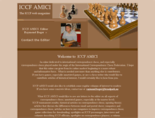 Tablet Screenshot of amici.iccf.com